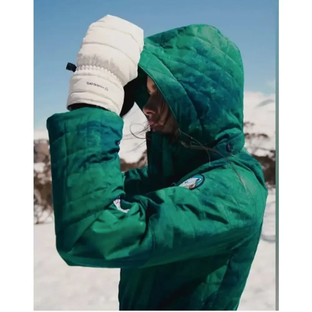 Free People FP Movement Evergreen Combo All Prepped Patch Ski Suit Sz Small NWT